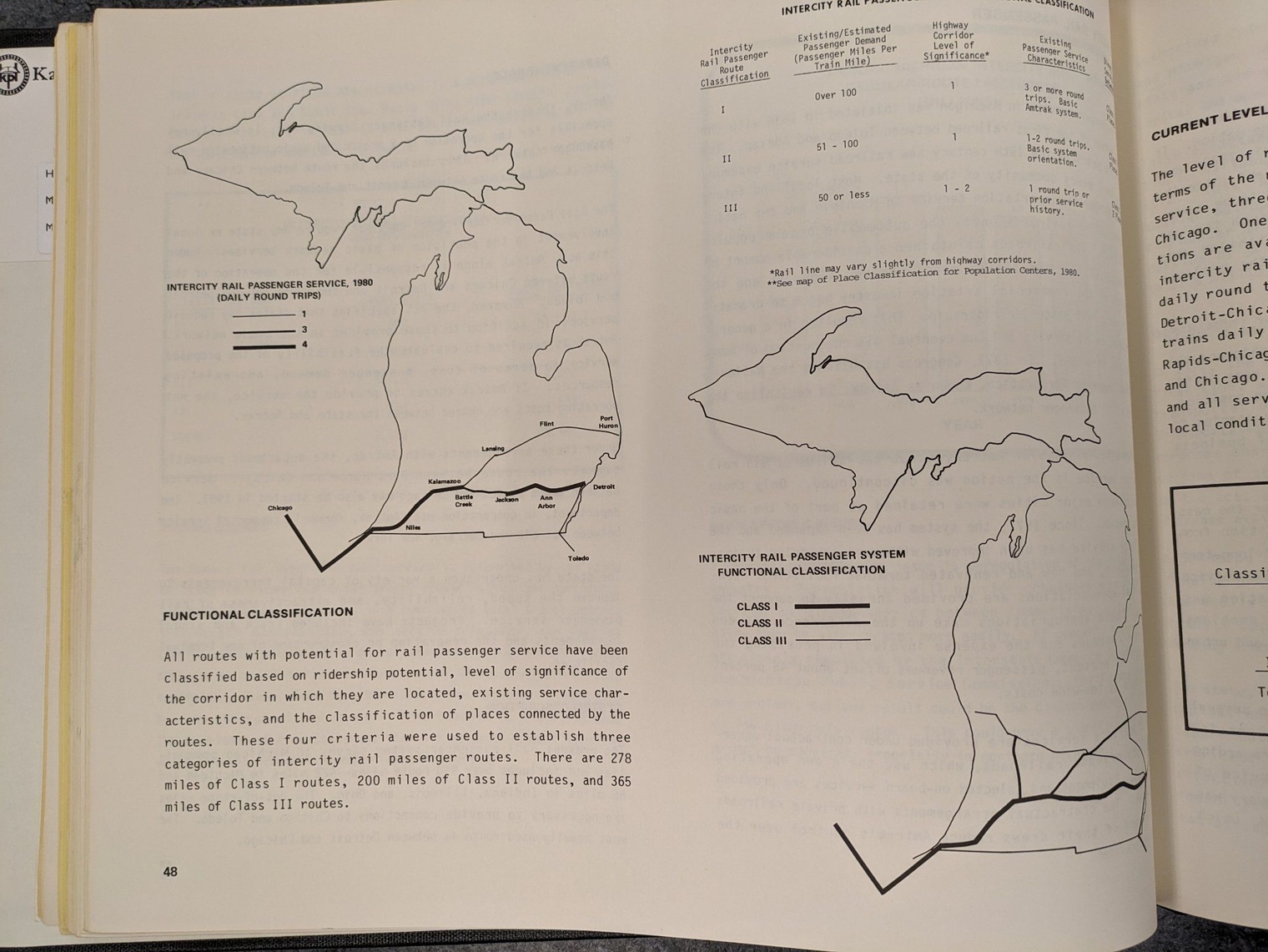 Map of Amtrak corridors in the 80s