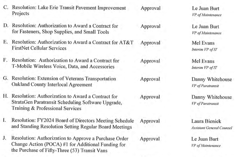 The Board meeting scheduled for August 24th, 2023, will take place at Macomb Community College, 44575 Garfield Road, Clinton Township, Michigan at 6pm.