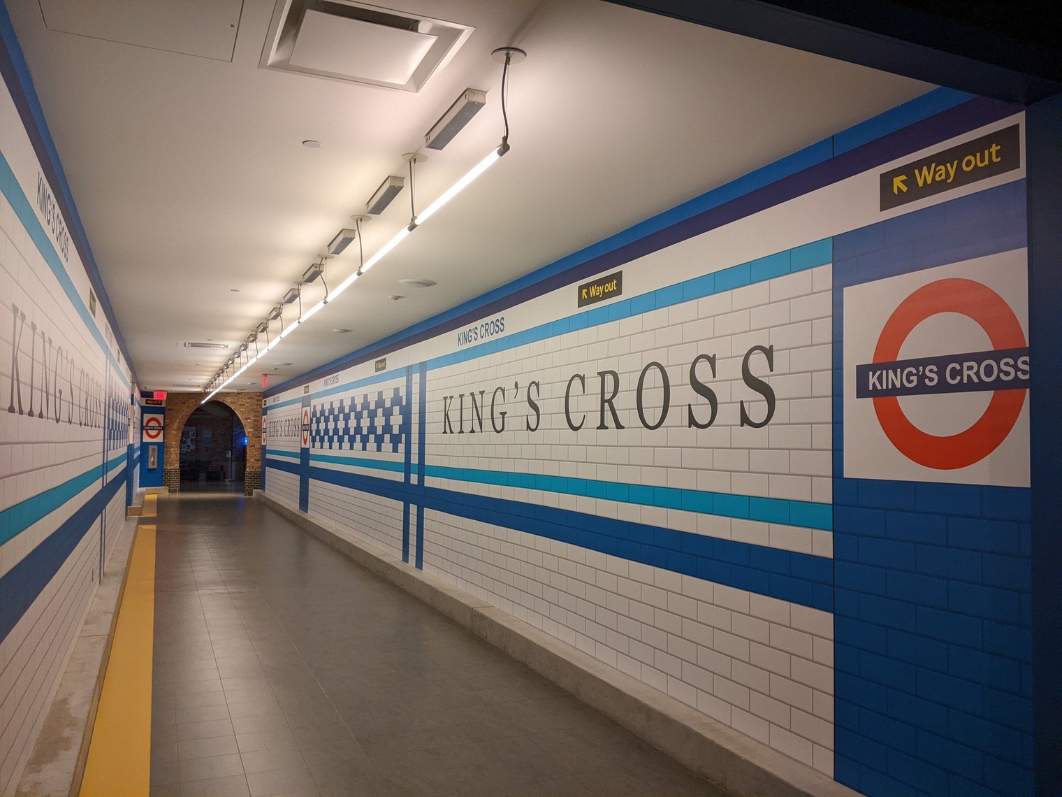 King's Cross underground tunnel