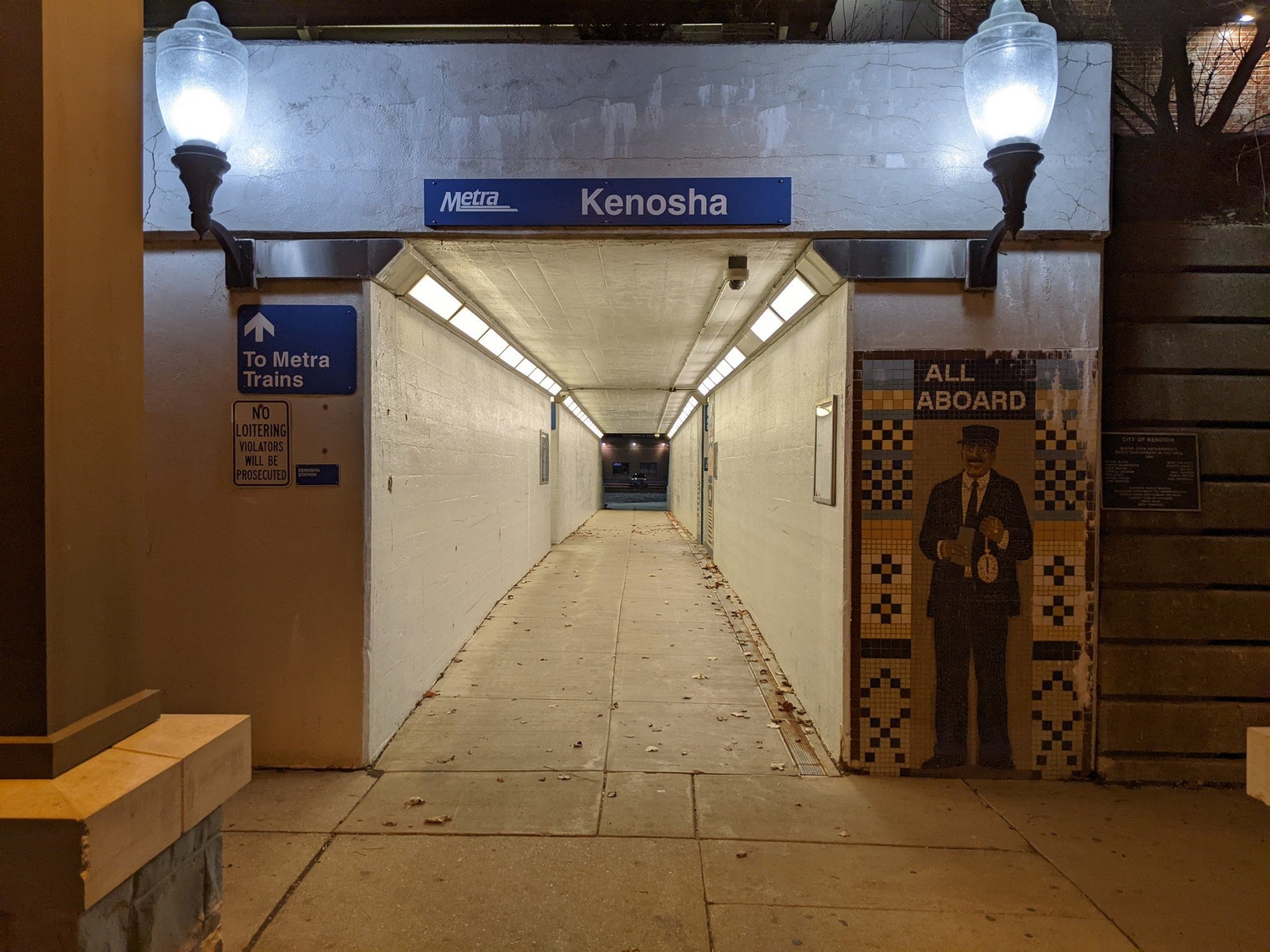 Tunnel to trains