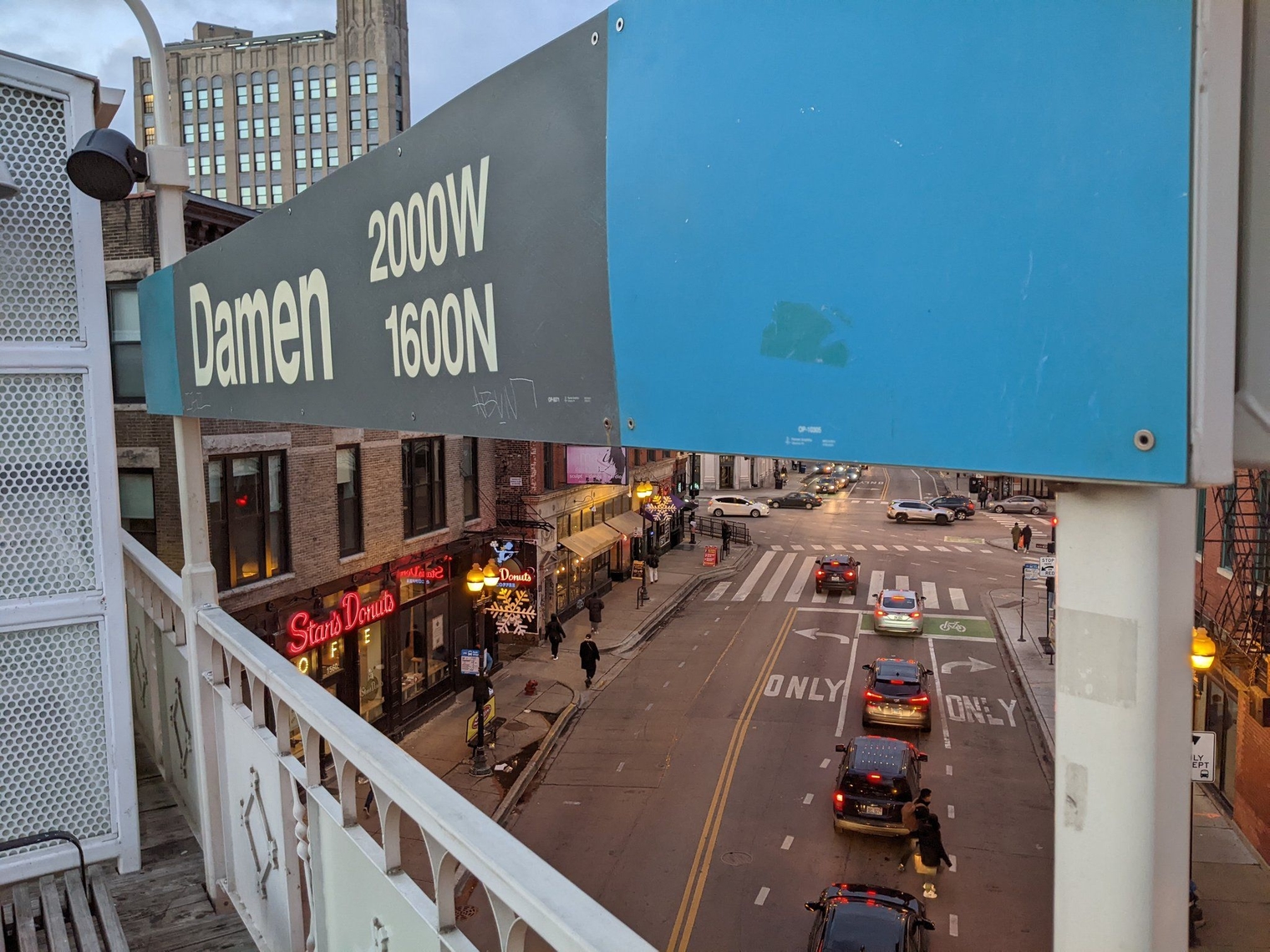 Damen platform sign