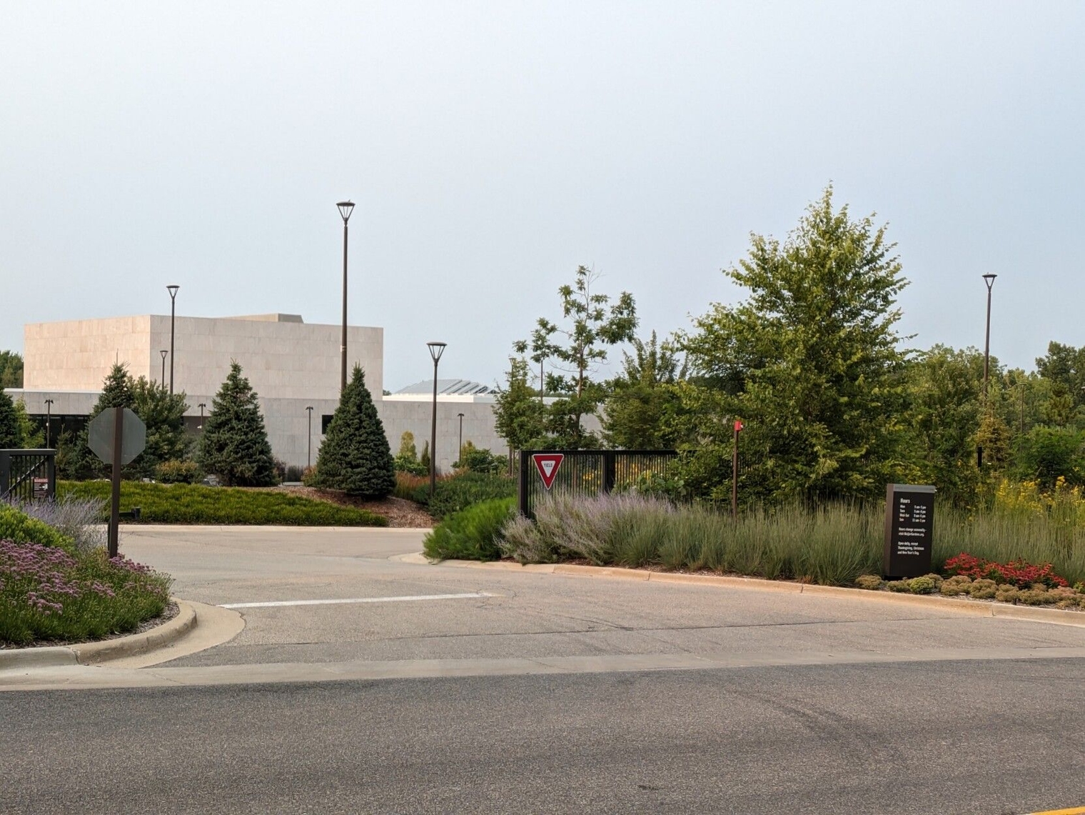 Entrance gate to the gardens