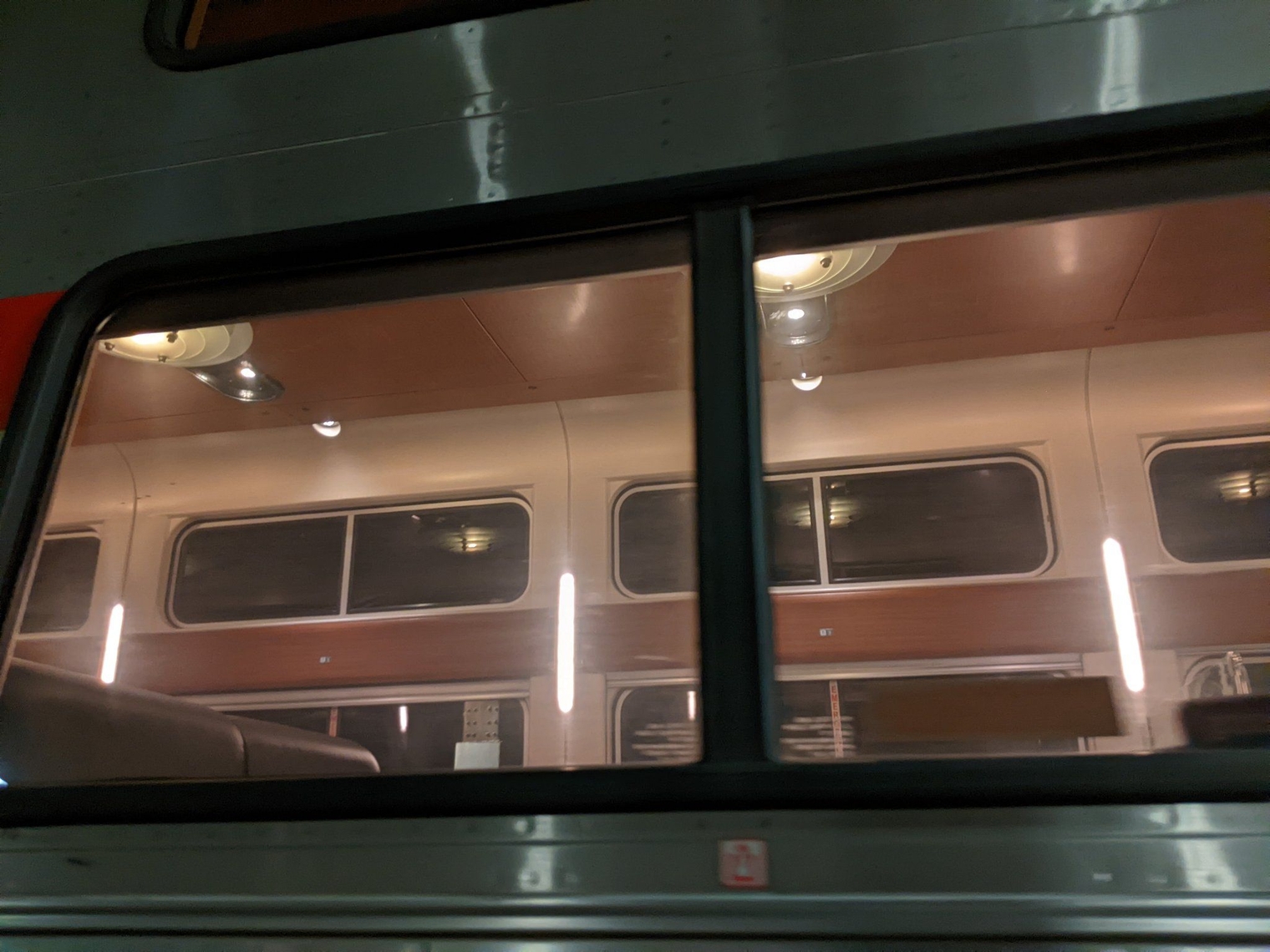 Dining car from the outside