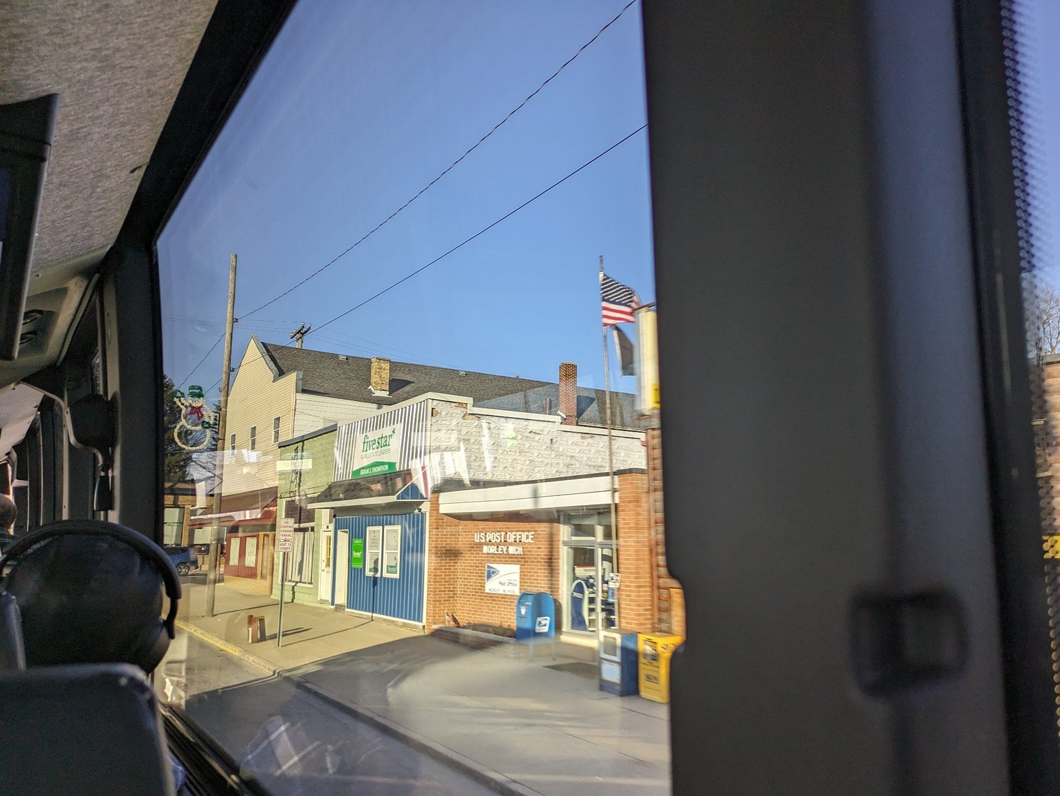 A row of storefronts