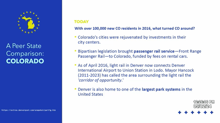 Bipartisan legislation brought passenger rail service to Colorado, funded by fees on rental cars