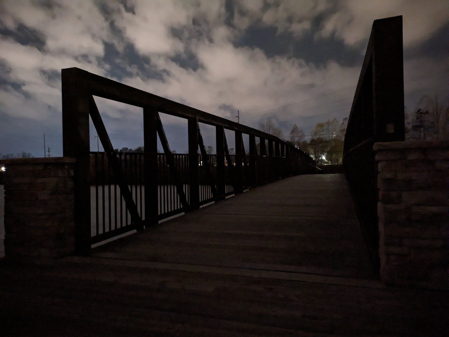 The north Boardman Lake Trail Bridge