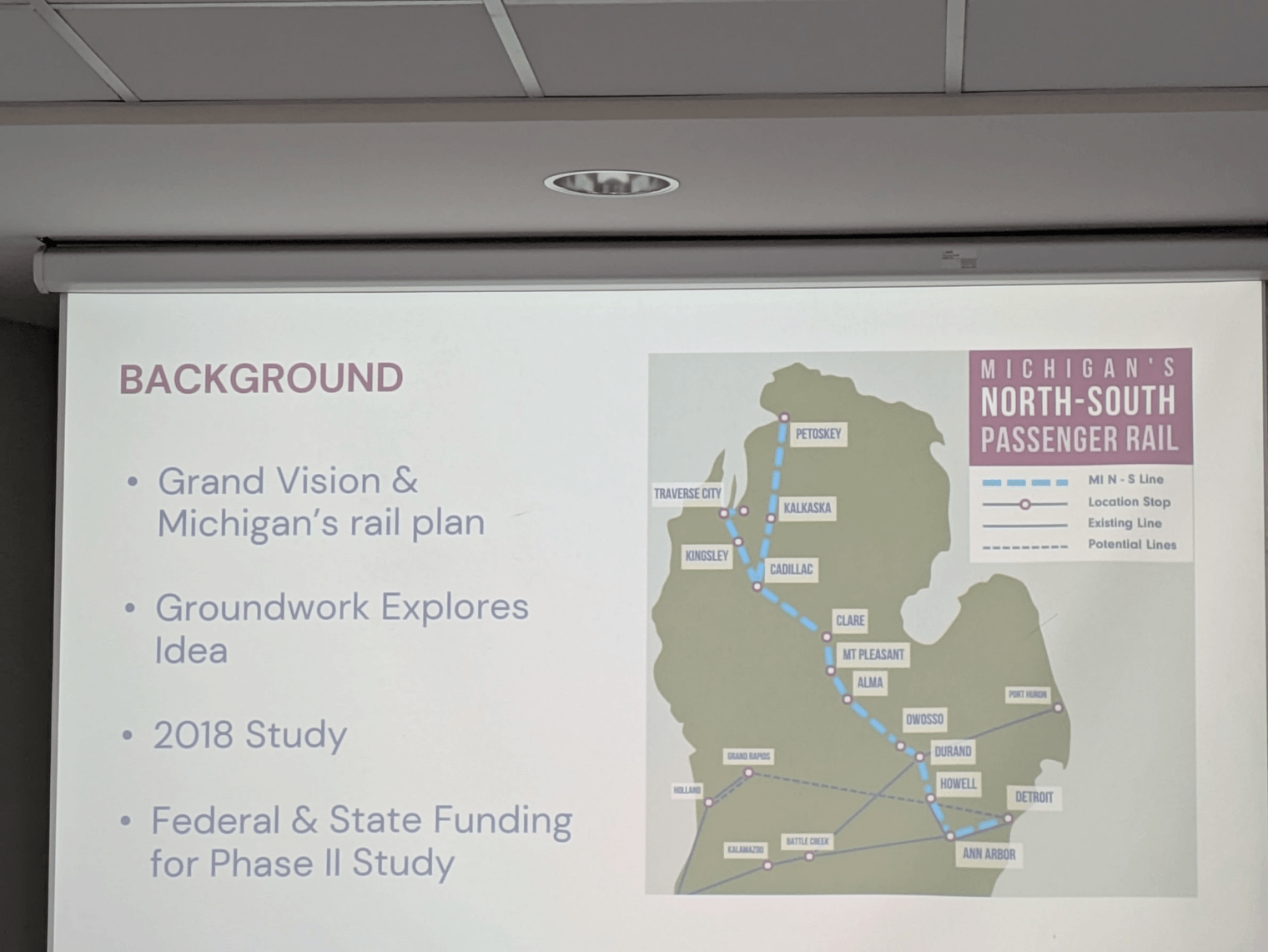Background slide: 2018 study has progressed into a Phase 2 federally and state funded project